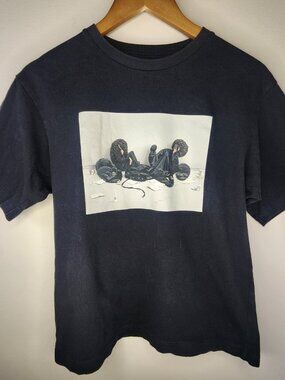 Uniqlo UT x Disney Yuni Yoshida Graphic Tee — Black, Size M